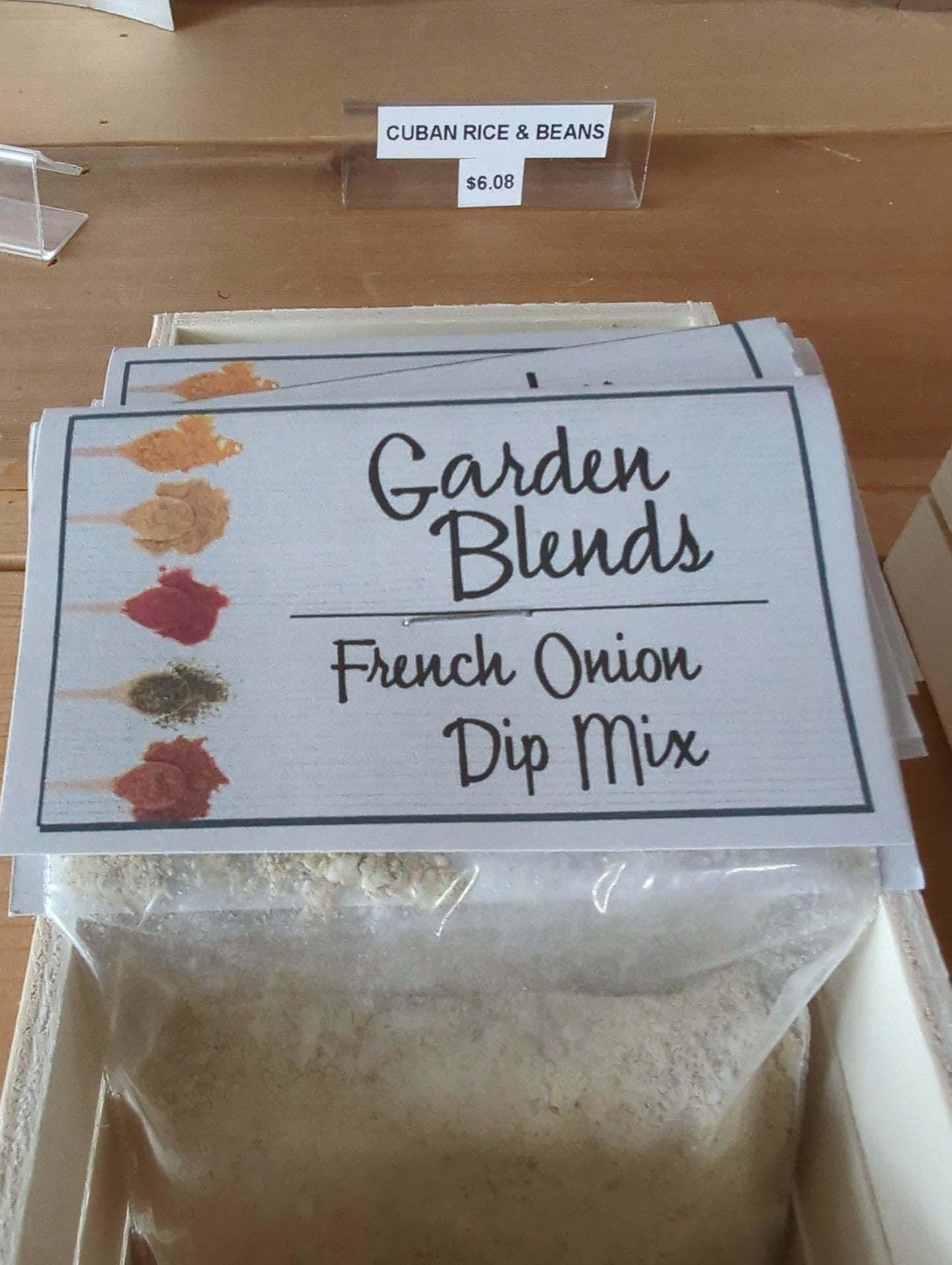 Garden blends dip mix