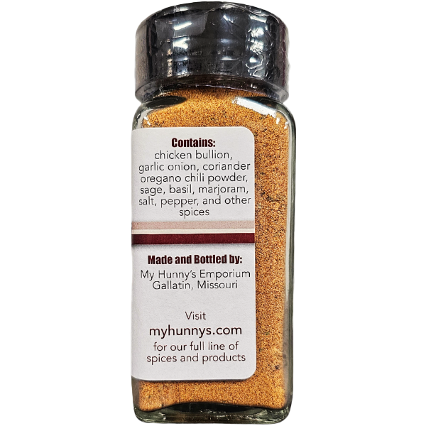 Chicken Seasoning Spice Ingredient List and link to myhunnys.com