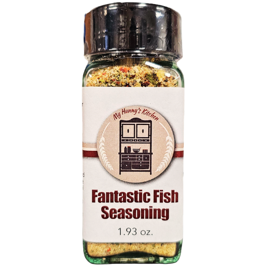 Fantastic Fish Spice Front View 1.93 oz