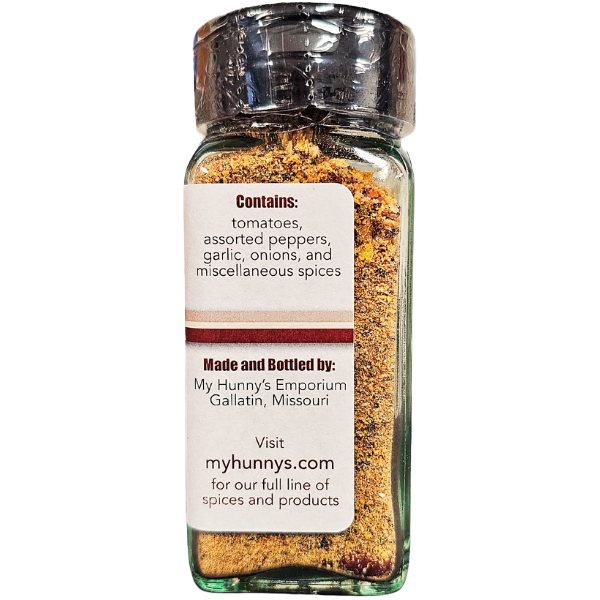 Flaming Mexican Spice Ingredient List and myhunnys.com