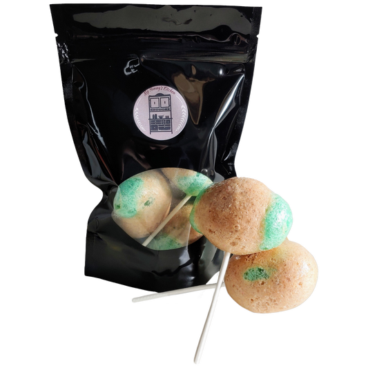 Caramel Apple Suckers Freeze Dried Candy packaging front view
