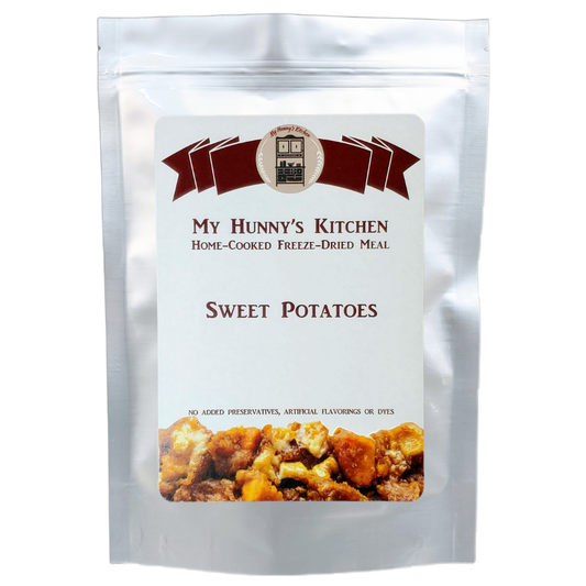 Sweet Potatoes Freeze Dried Dessert packaging front view