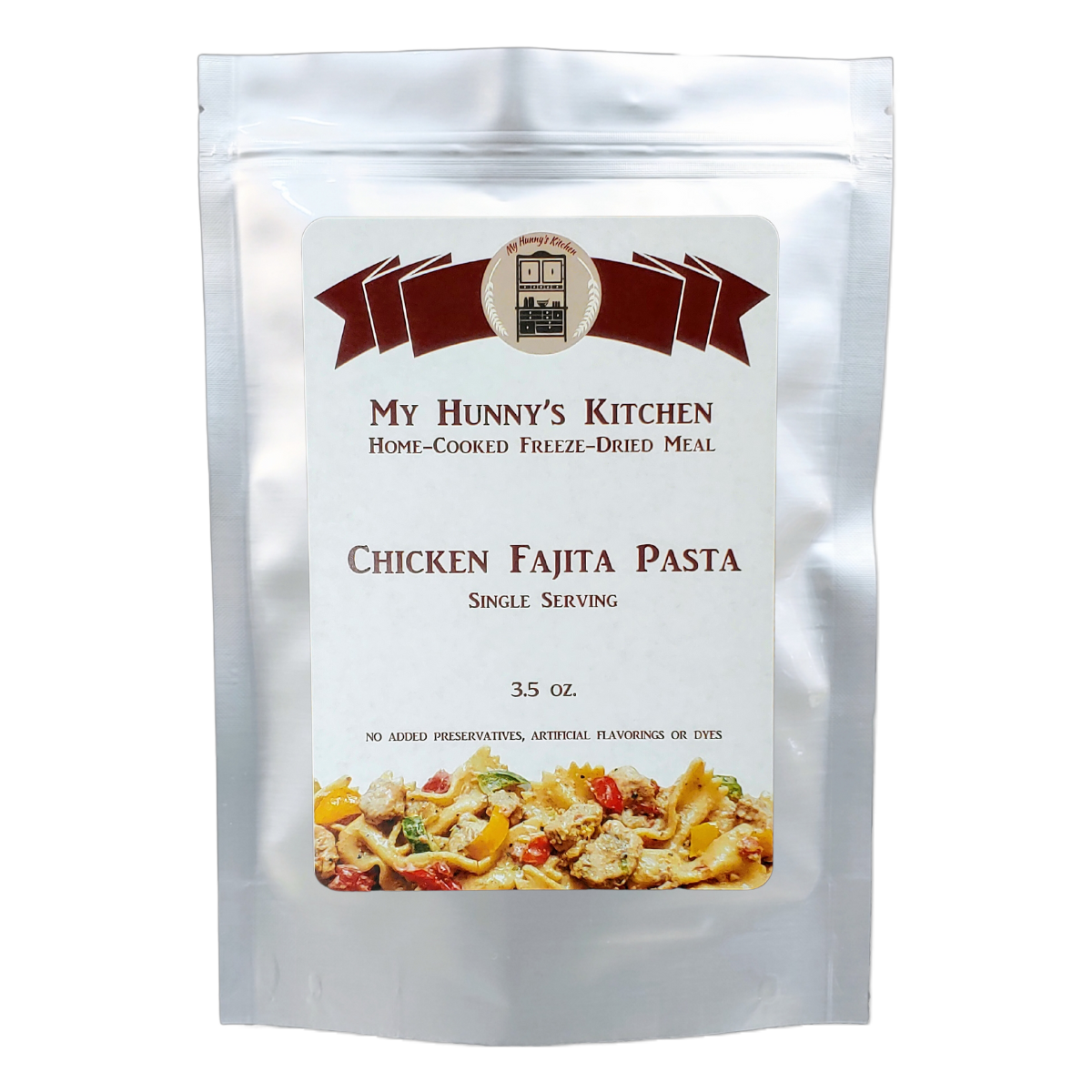 Chicken Fajita Pasta Freeze Dried Meal front packaging