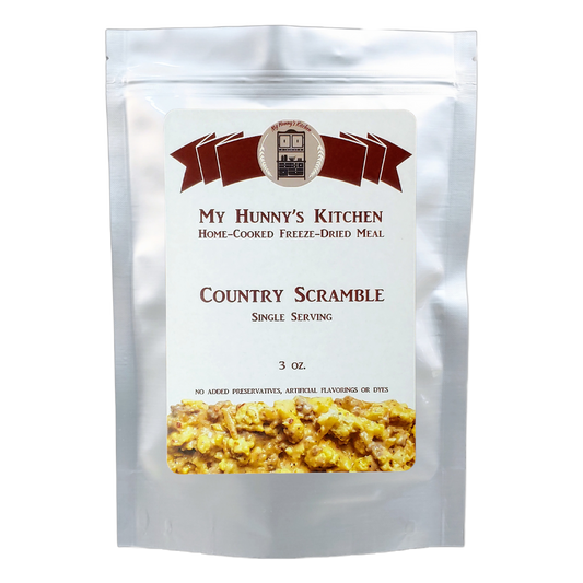 Country Scramble Freeze Dried Meal packaging