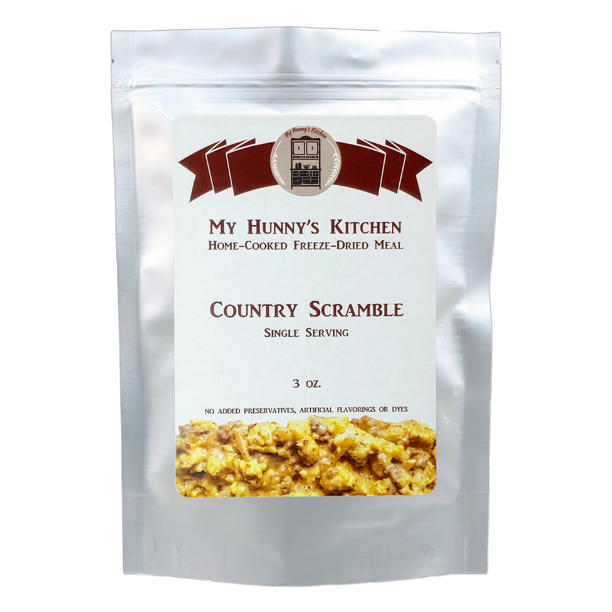 Country Scramble Freeze Dried Meal packaging