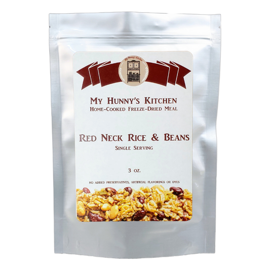 Redneck Rice and Beans Freeze Dried Meal packaging front view