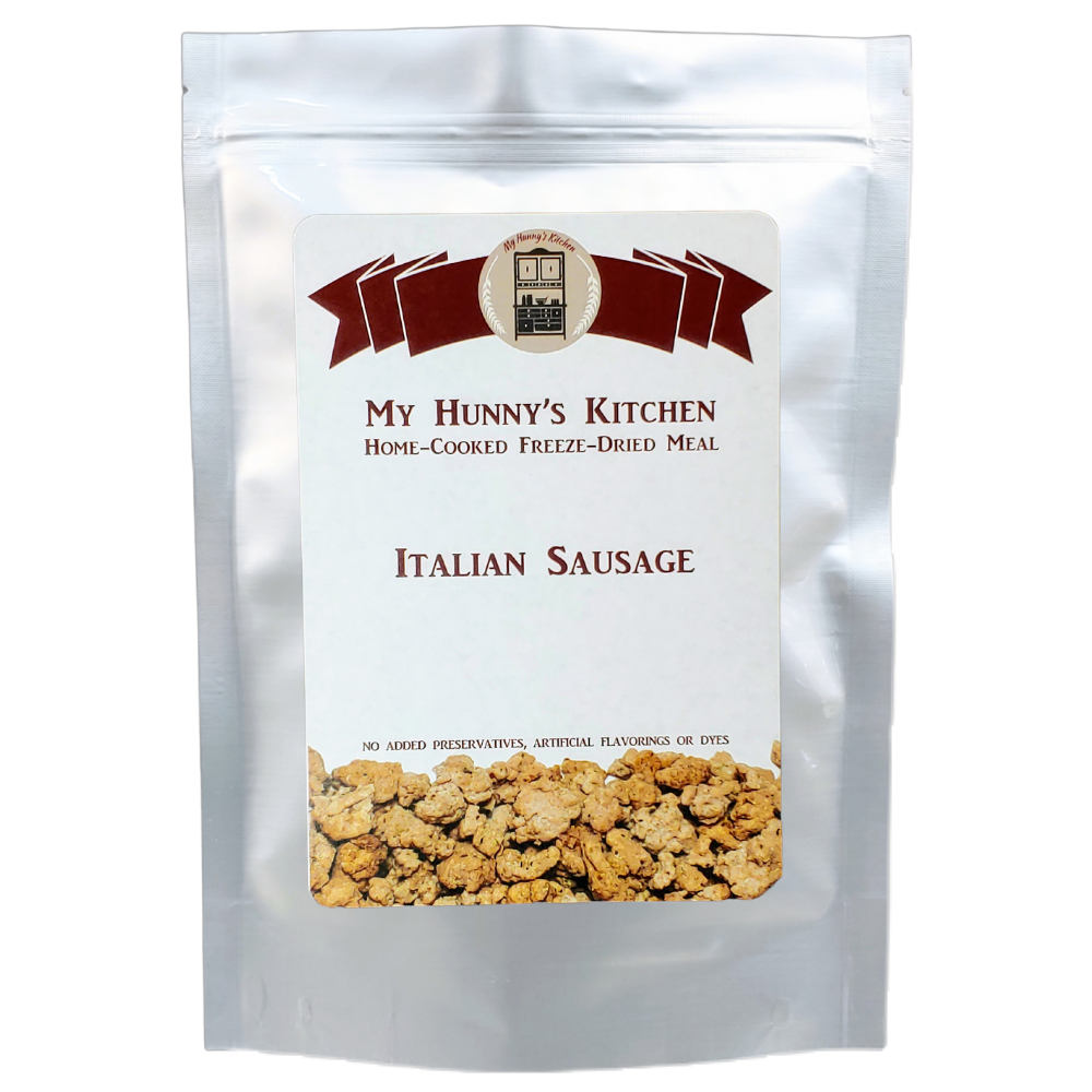 Italian Sausage Freeze Dried Meat packaging front view