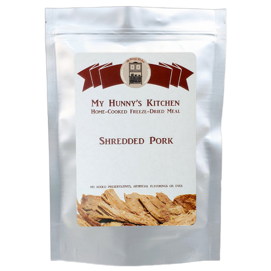 Shredded Pork Freeze Dried Meat packaging front view