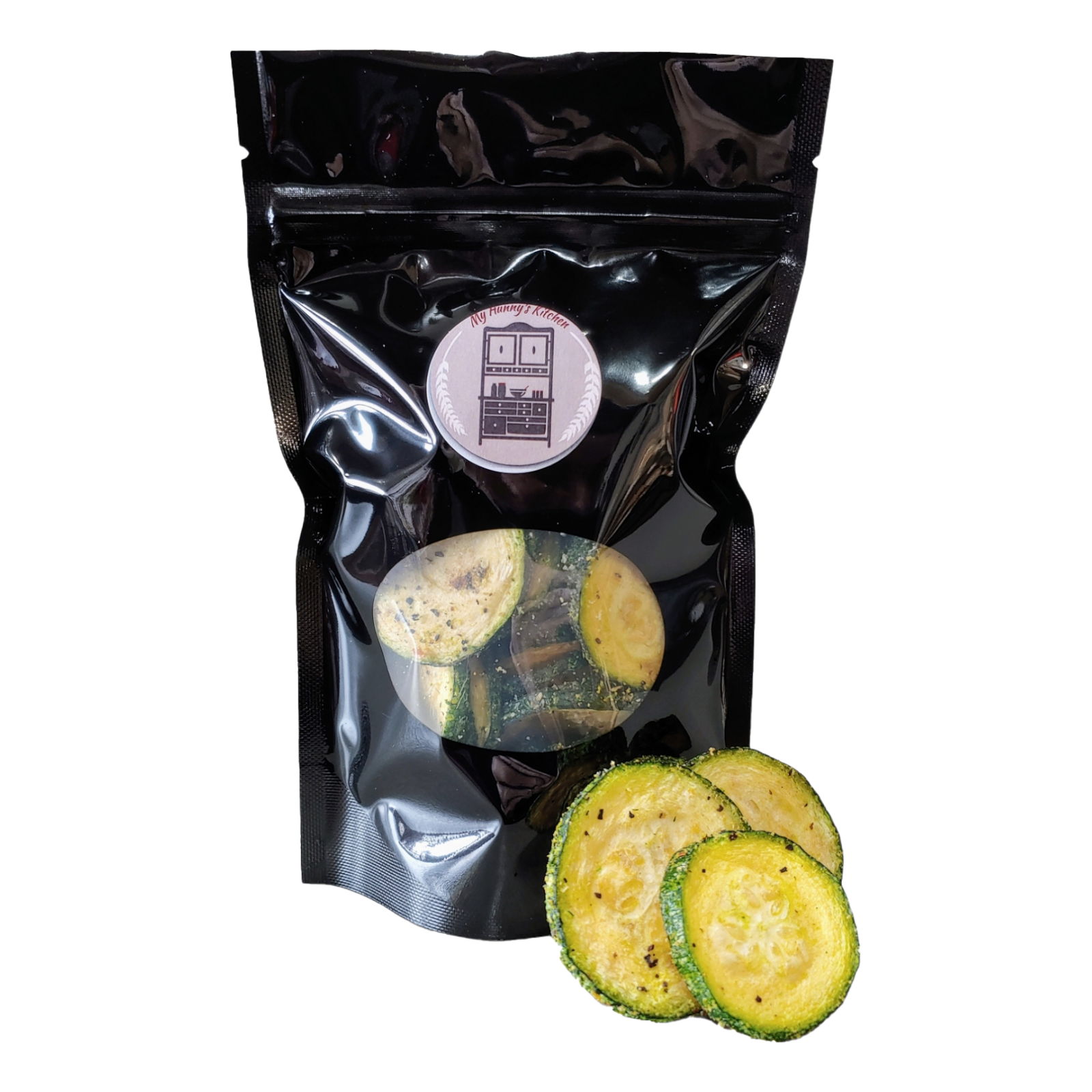 Zucchini Chips Freeze Dried Veggies packaging front view