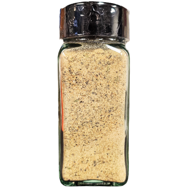 Garlic Pepper Spice container back view