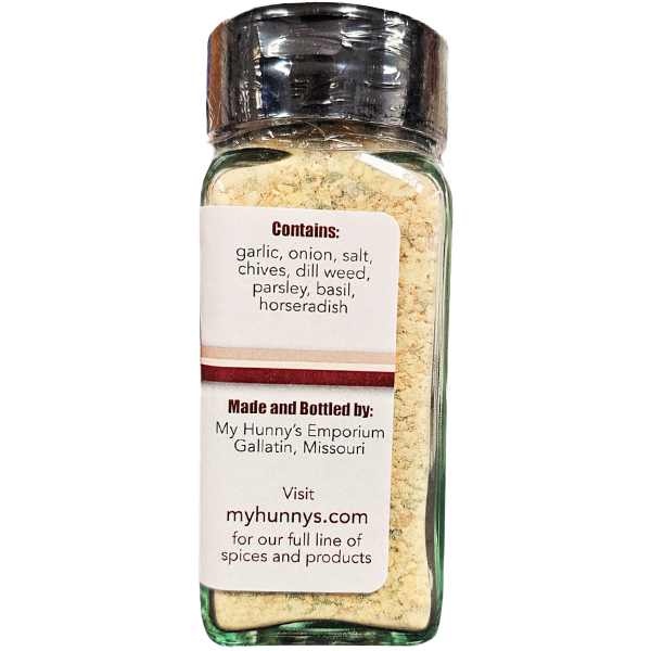 Garlicy Garlic Spice Ingredients and myhunnys.com