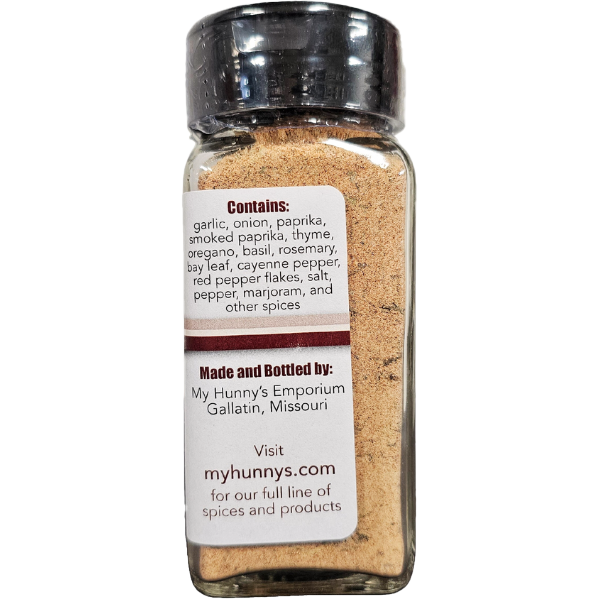 Louisiana Cajun Seasoning Spice Ingredient List and link to myhunnys.com