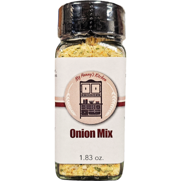 Onion Mix Spice container front view 1.83 oz