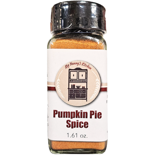 Pumpkin Pie Spice Container Front view 1.61 oz