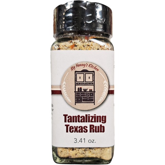 Tantalizing Texas Rub Spice Front View 3.41 oz