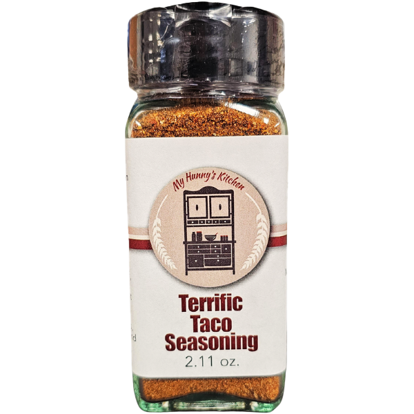 Terrific Taco Spice front label